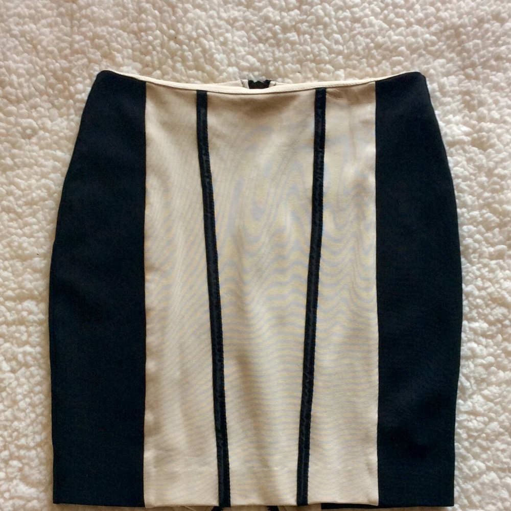 Bebe Color Block Skirt